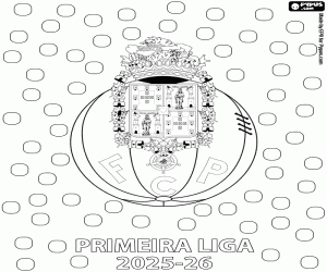 FC Porto, champion 2025-2026 coloring page