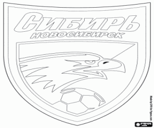 FC Sibir Novosibirsk shield coloring page