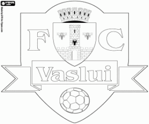 FC Vaslui emblem coloring page
