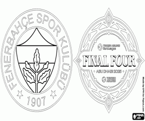 Fenerbahçe BS, EuroLeague 2024-2025 coloring page