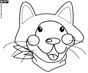 A ferocious animal in the forest, the wolf coloring page