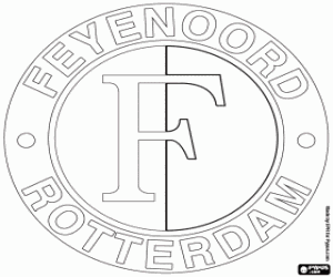 Feyenoord logo coloring page