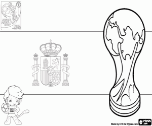 FIFA World Cup 2010, Spain coloring page