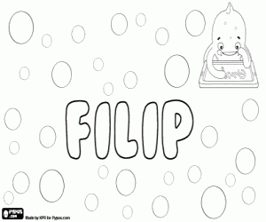 Filip, comes from Philippos coloring page