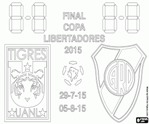 Final Copa Libertadores 2015 coloring page