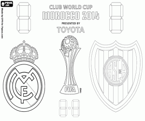 Final FIFA 2014 World Clubs Cup coloring page