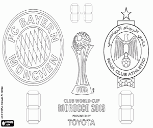 Final FIFA Club World Cup 2013 coloring page