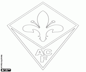 Fiorentina logo coloring page