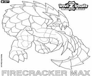 Firecracker, Invizimals Shadow Zone coloring page