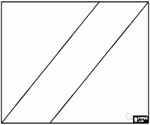 The flag of the Congo coloring page