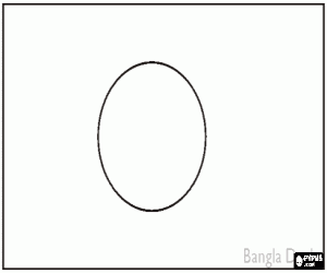 Flag of Bangladesh coloring page