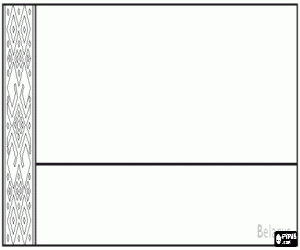 Flag of Belarus coloring page