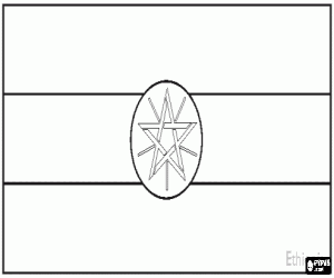 Flag of Ethiopia coloring page