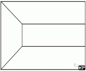 Flag of Kuwait coloring page