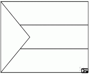 Flag of Sudan coloring page