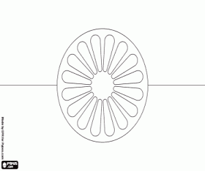 Flag of the Romani people coloring page