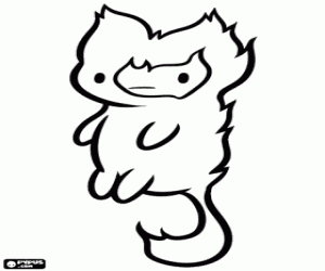 Flambo, Adventure Time character coloring page