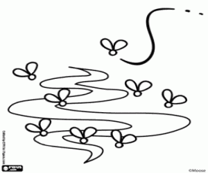 The flies of the garbage, Trash Pack coloring page