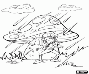 Flip the grasshopper coloring page