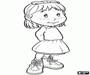 Florence, the girl from The Magic Roundabout coloring page