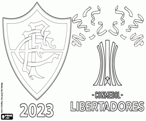 Fluminense, Libertadores 2023 champion coloring page