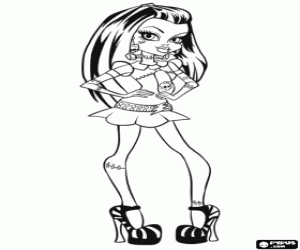 Frankie Stein from Monster High coloring page