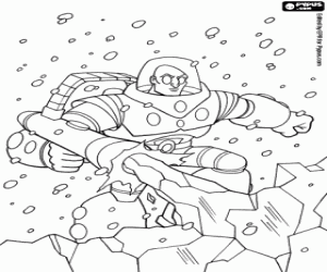 Freeze, character of SuperFriends coloring page
