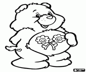 Friend Bear, a Care Bear coloring page