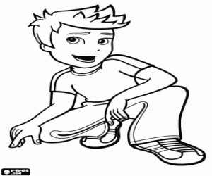 The friend of Polly Pocket, Rick coloring page