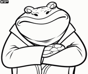 The frog Bufo from Epic coloring page