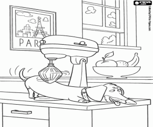 The funny massages of Buddy coloring page