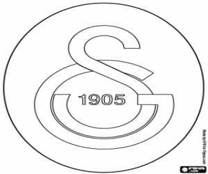 Galatasaray logo coloring page
