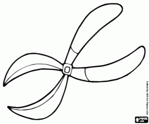 Garden shears coloring page