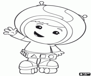 Geo from Team Umizoomi coloring page