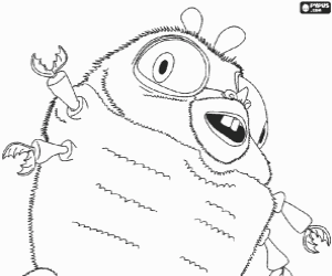 A giant insect, Insectosaurus coloring page