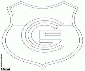 Gimnasia y Esgrima de Jujuy Shield coloring page
