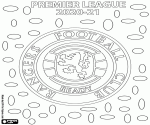 Glasgow Rangers, 2020-21 champion coloring page