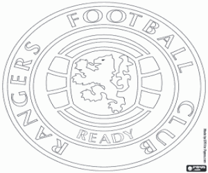 Glasgow Rangers logo coloring page