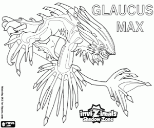 Glaucus Max, Invizimals Shadow Zone coloring page