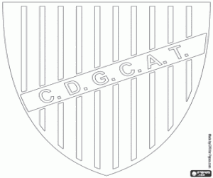 Godoy Cruz badge coloring page