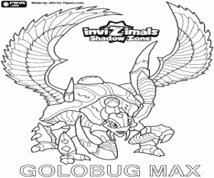 Goldbug Max, Invizimals Shadow Zone coloring page