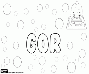 Gor, Armenian name coloring page