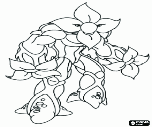 The gormiti Florus the poisoner coloring page