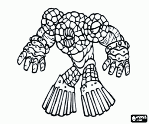 A Gormiti, Furia lavica coloring page