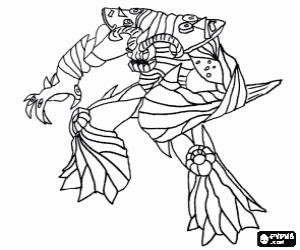 The gormiti Grandalbero coloring page