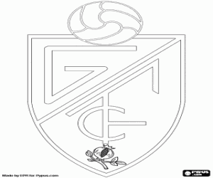 Granada CF emblem coloring page