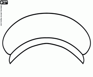 Granny's night cap coloring page