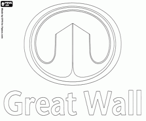 Great Wall Motors logo coloring page