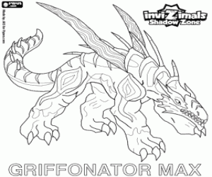 Griffonator, Invizimals Shadow Zone coloring page