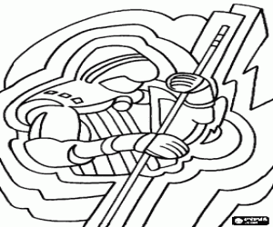 Guard from Tron coloring page